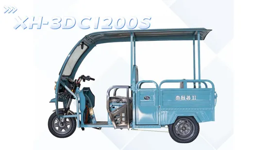Three Wheel 500W 800W Electric Tricycle for Cargo Factory Manufacture Cheap Price Electric Cargo Tricycle with Mudguards