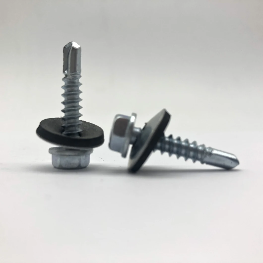 DIN7504K Hex Head Drilling Screw with EPDM Bond Washer