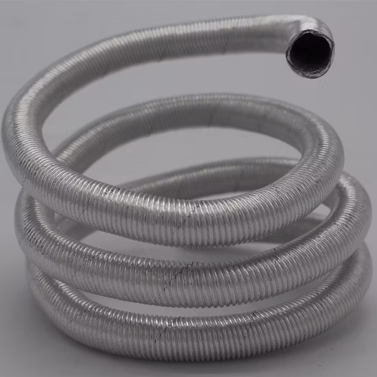 Filtro de aire a la derecha Colector de escape Cubierta de la estufa Manguera de metal Papel de aluminio Fibra de vidrio Escudo térmico reflectante Eberspacher Tubo flexible Apk Tubo de aire caliente
