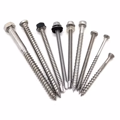 Hecho en China Tornillo J de acero inoxidable Techos de madera para paneles de yeso Tornillo tirafondo Tek Tornillo para aglomerado Phillips Torx Tornillo para máquina Tornillo autorroscante Tornillo autoperforante