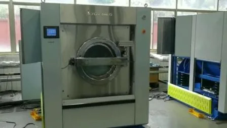 Lavadora industrial automática alta de 100 kg para ropa de lavandería