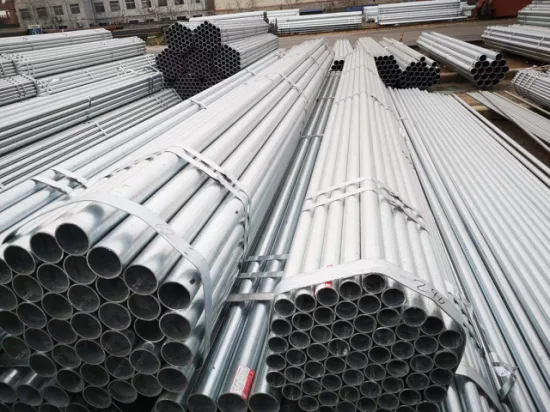 Material de construcción de fábrica Tubo redondo de acero galvanizado de alta calidad de 3 pulgadas y 20 pies